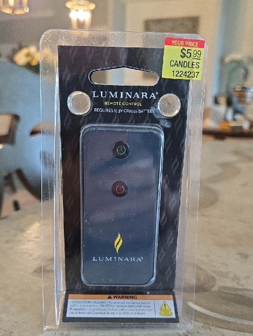 Luminara Real Flame-Effect Candle with Remote - Ivory, NWT - Picture 4 of 7